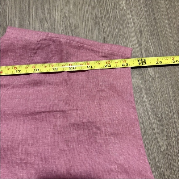 Madewell NWT Plus Bateau-Neck Tank in 100% Linen 4 XL Shaded Pink - Picture 6 of 10